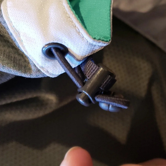 Rei lightweight green hooded full zip pocket jacket - Picture 8 of 8